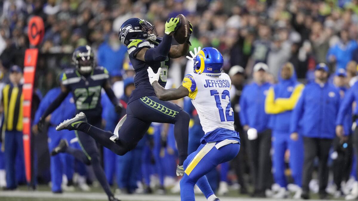 Seahawks defeat Rams in overtime on Jason Myers field goal - Los Angeles  Times