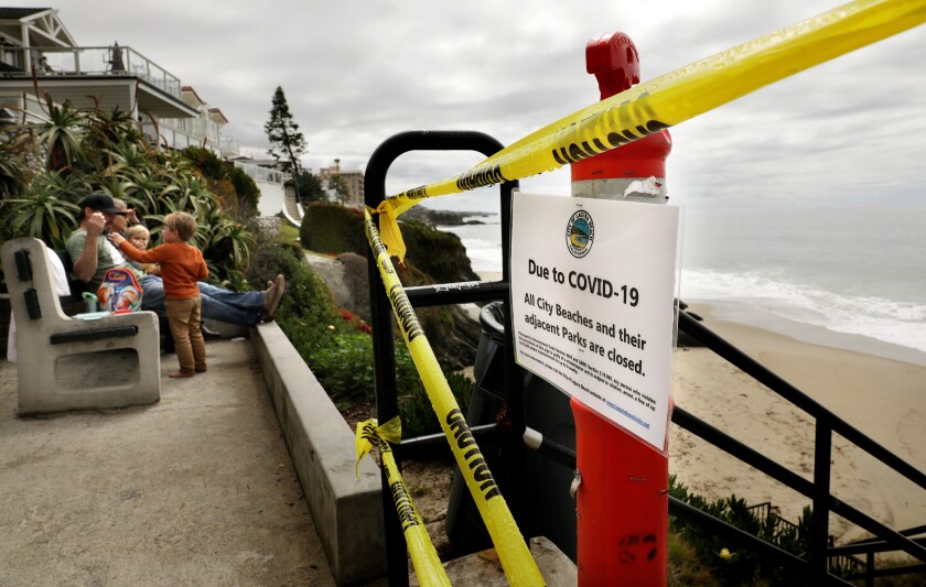 Laguna Beach closed all city beaches and adjacent parks on March 24. The city now plans to reopen the shoreline on weekday mornings.