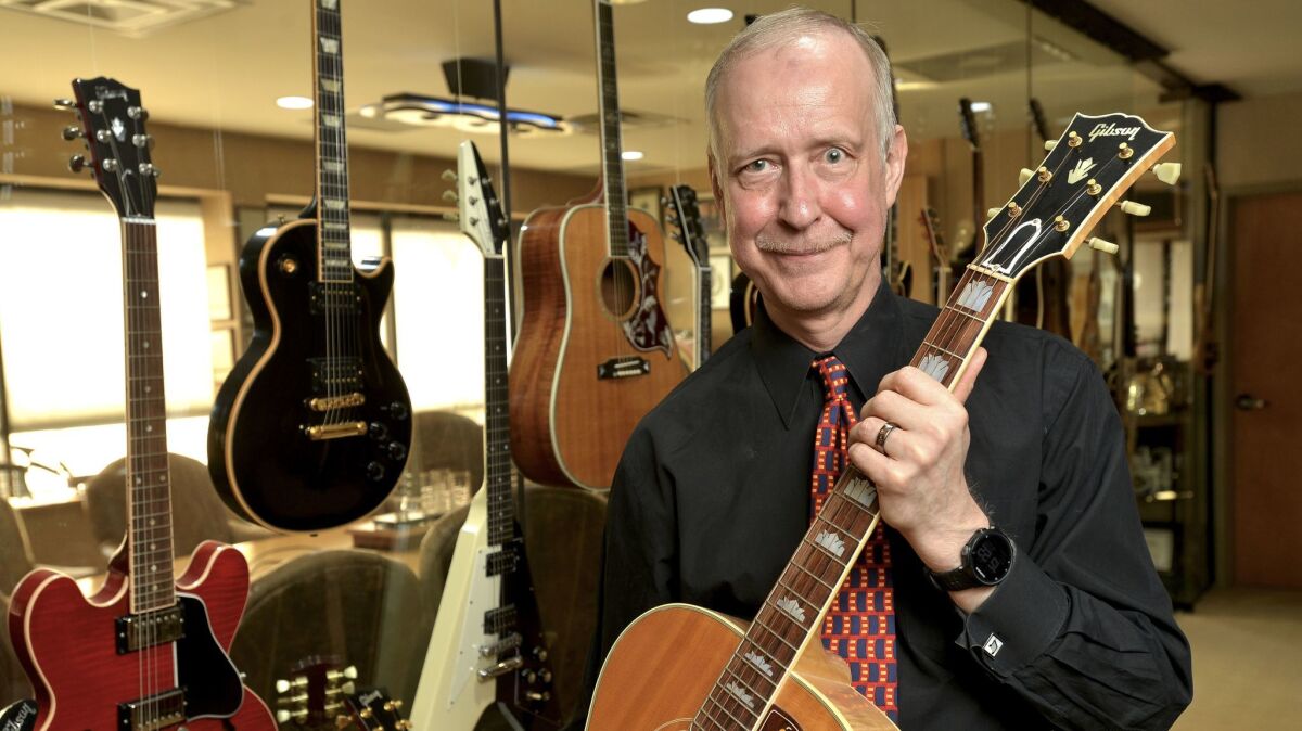 Gibson Brands chief Henry Juszkiewicz is working to make the guitar company into 'the Nike of the music world' (Christopher Berkey / For The Times)