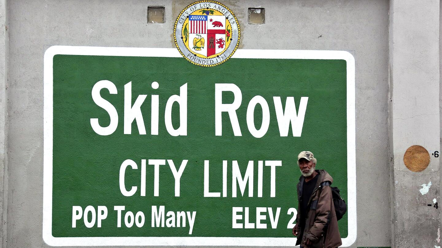 Skid Row mural | A sign of survival