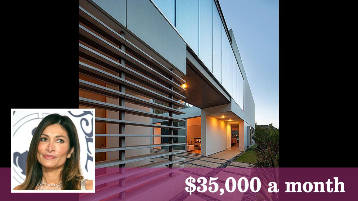 In addition to offering her Bel-Air compound for sale at $8.8 million, actress Zeta Graff has listed it for lease at $35,000 a month.