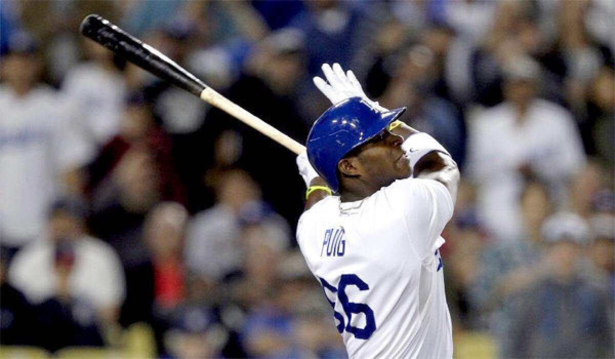 Since Yasiel Puig has been called up the Cuban slugger has given the Dodgers a much needed boost of energy, Thursday that translated to a eighth inning grand slam to give L.A. a 5-0 victory over the Atlanta Braves.