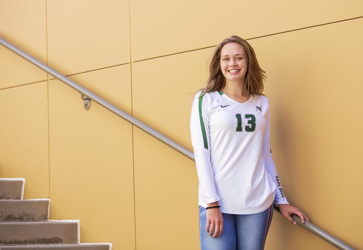 Senior opposite Danielle Beder has Sage Hill going in the right direction with the CIF Southern Section Division 3 playoffs right around the corner.
