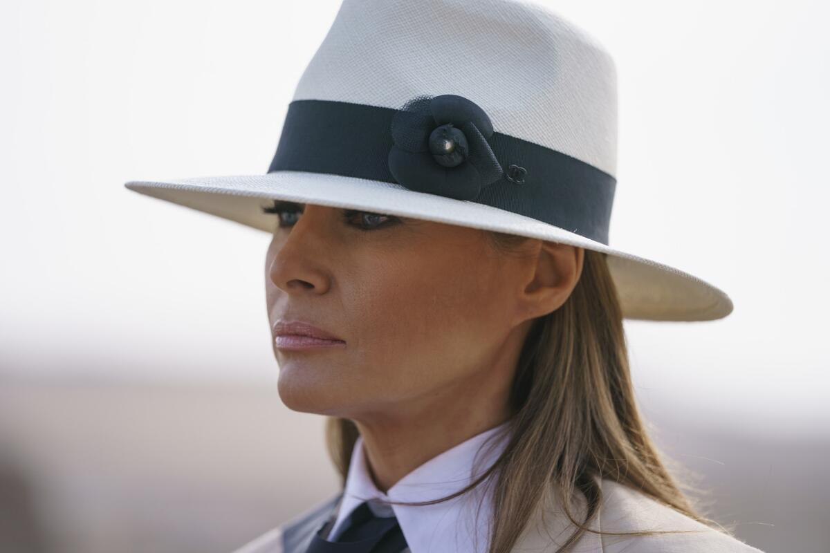 First Lady Melania Trump says she thinks she’s among the most bullied people in the world.