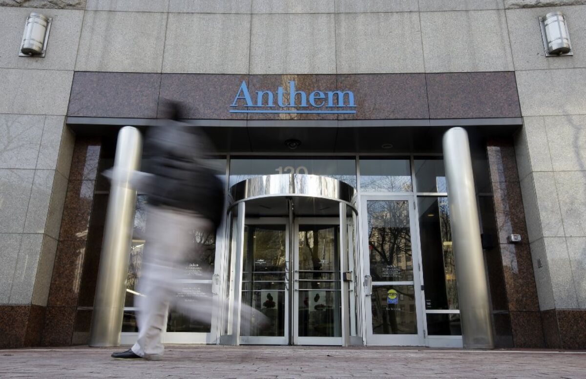 Anthem Inc., the nation's second-largest health insurer, has reached a deal for rival Cigna Corp. Above, Anthem's headquarters in Indianapolis.