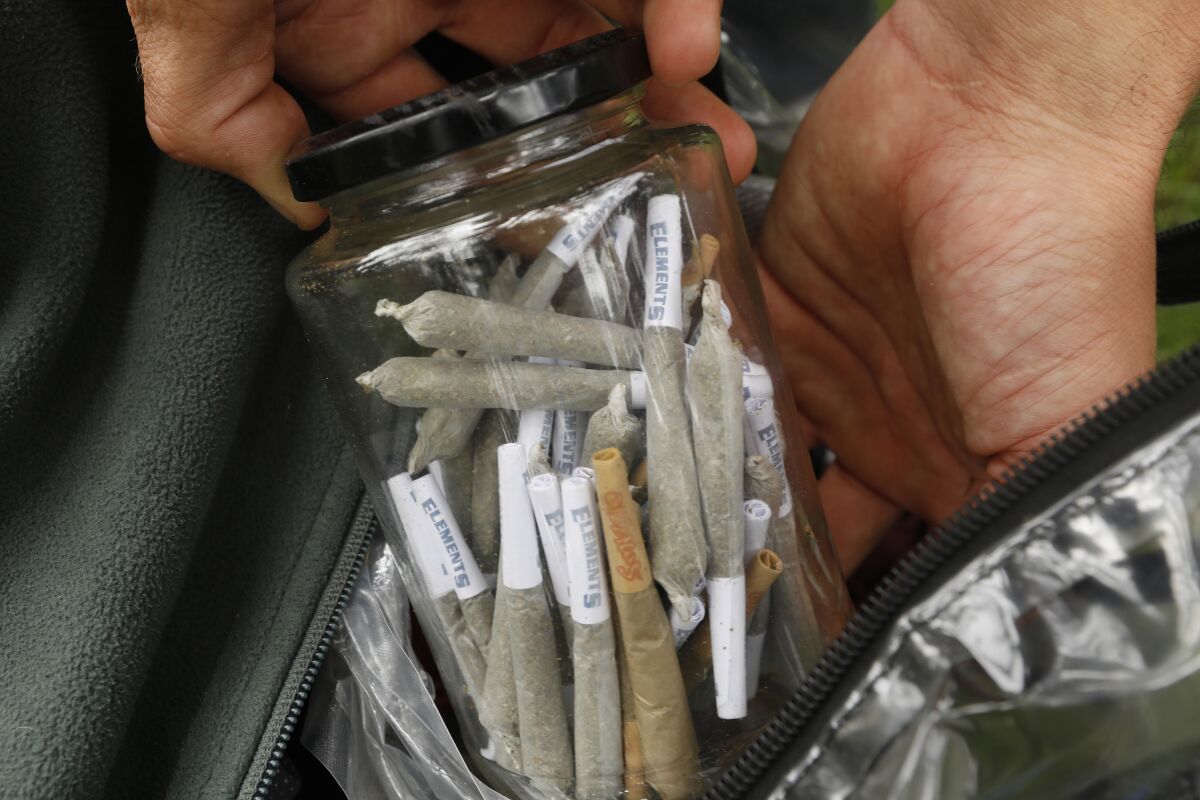 Despite legal sales going on in the Grass Lands area, there were were some illegal sales happening at Outside Lands.