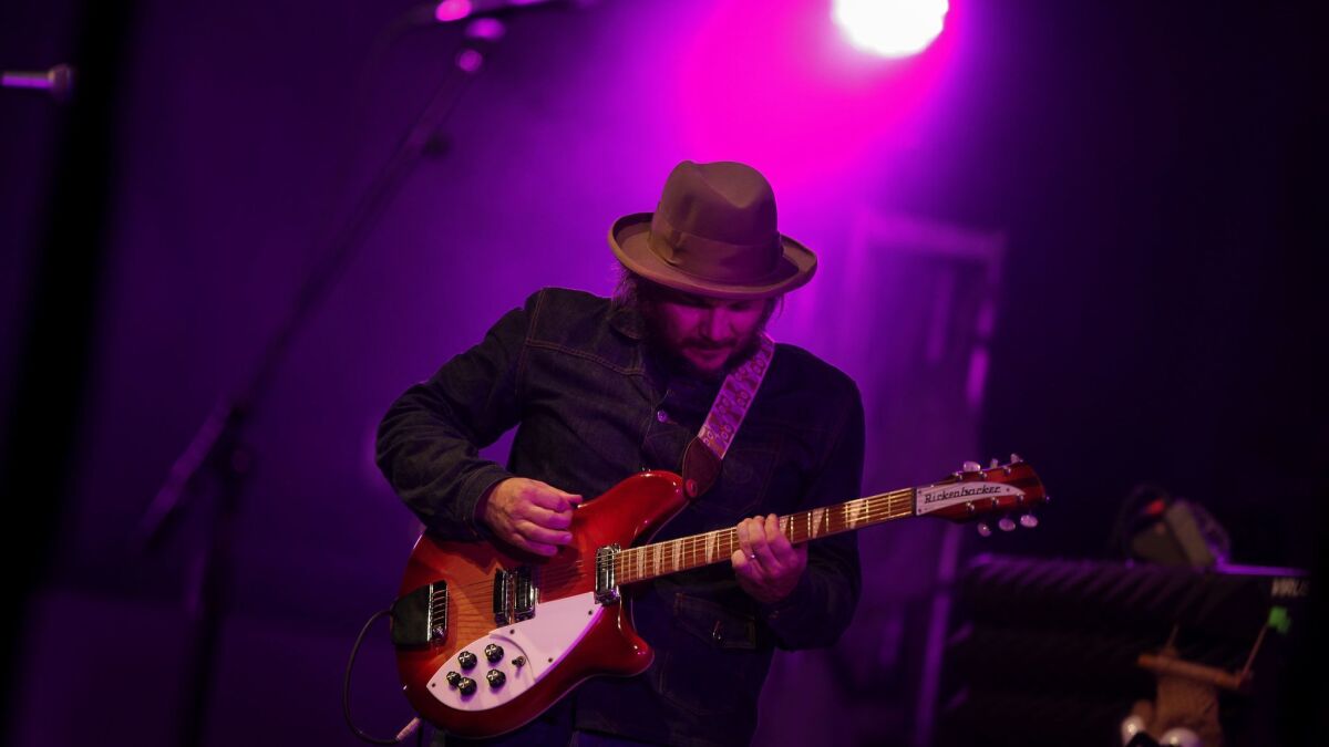 Jeff Tweedy with Wilco at the Hollywood Bowl, Sept. 30, 2012.