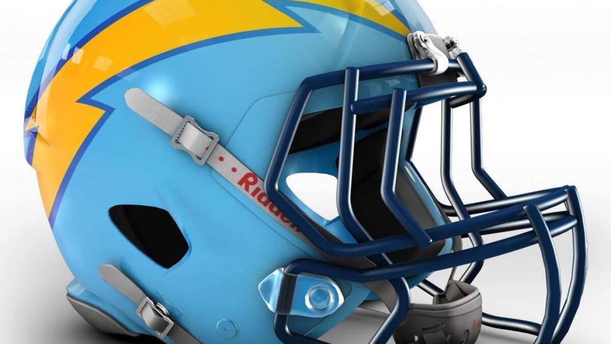 How's this for a new Chargers helmet? - The San Diego Union-Tribune