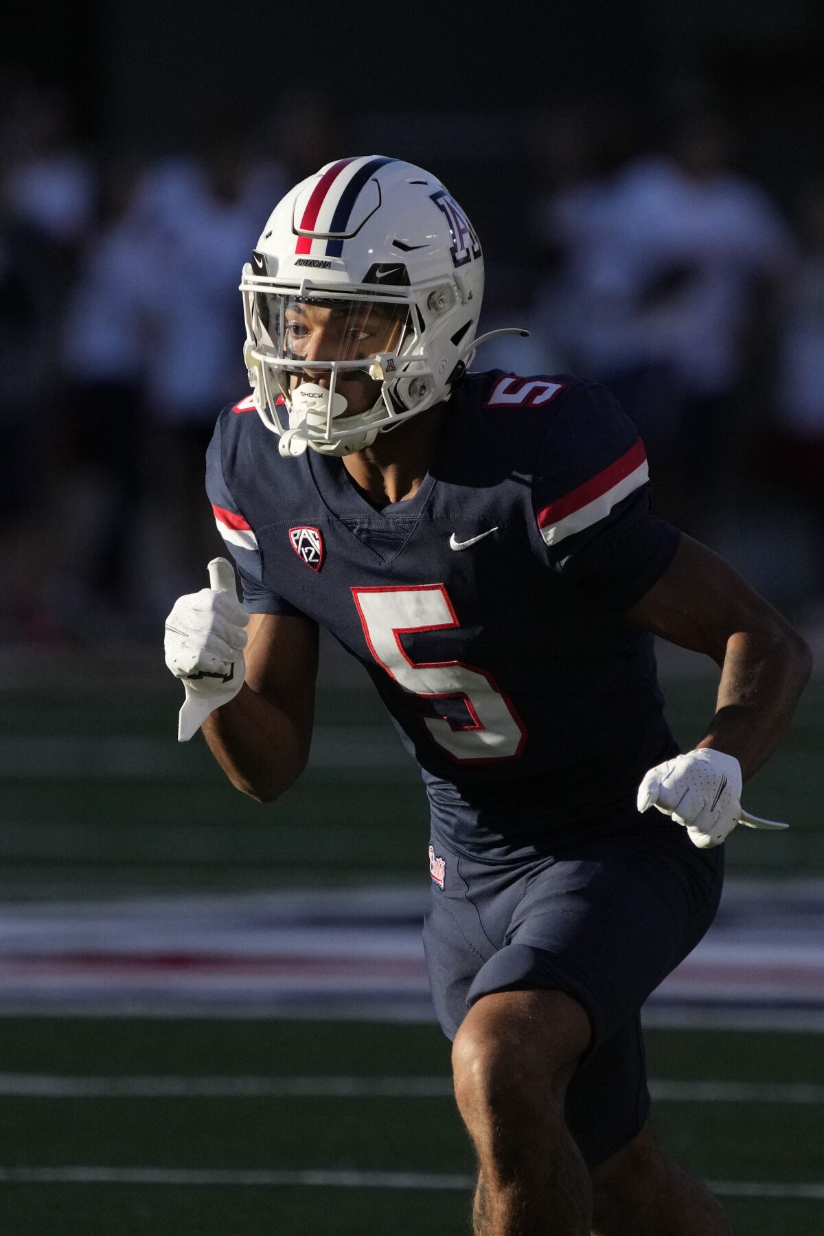Arizona wide receiver Dorian Singer is up for a game against USC.