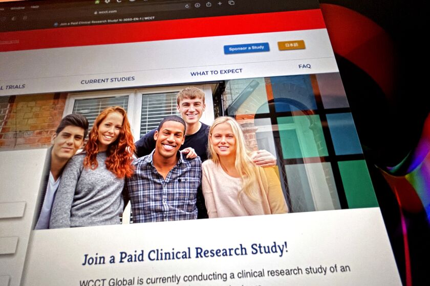 Millennials can earn thousands of dollars volunteering for clinical trials with WCCT Global.