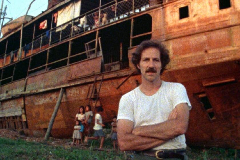 Werner Herzog in Les Blank's 'Burden of Dreams,' about the making of Herzog's film "Fitzcarraldo."