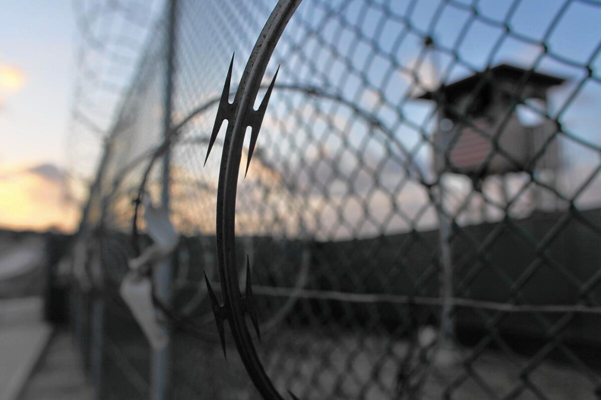 The prison at Guantanamo Bay U.S. Naval Base in Cuba, where a young man named Obaidullah has been held since 2002.