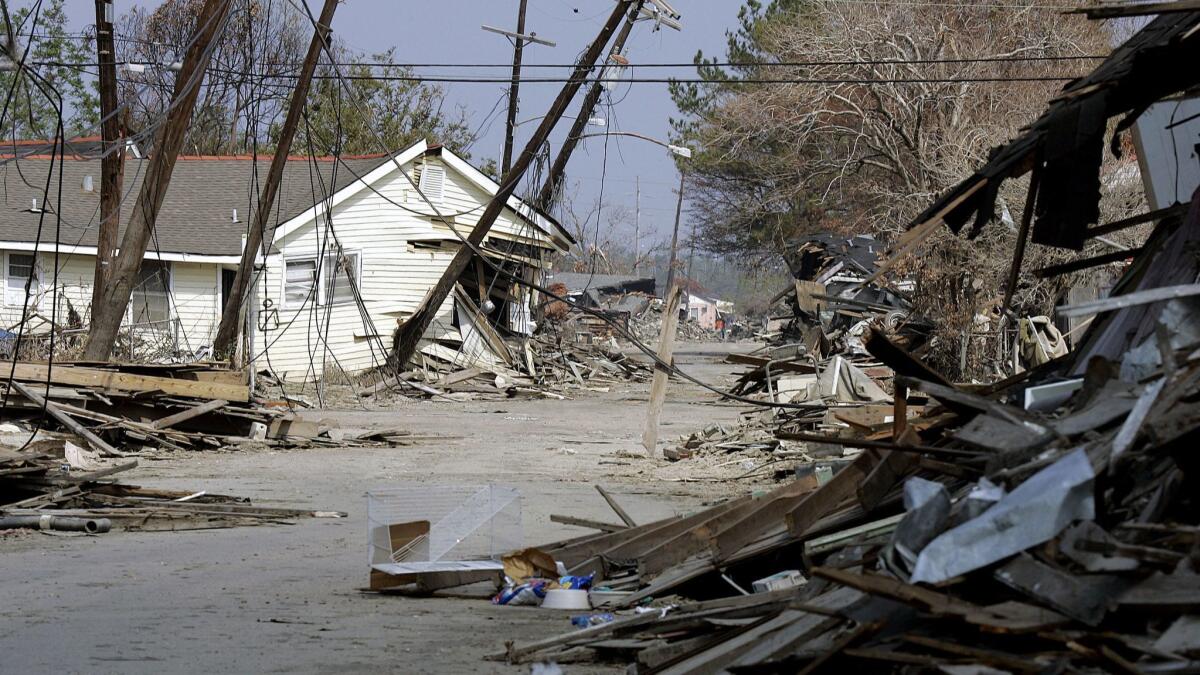 The Ninth Ward, one of the regions hit hardest by Hurricane Katrina when its levee broke.