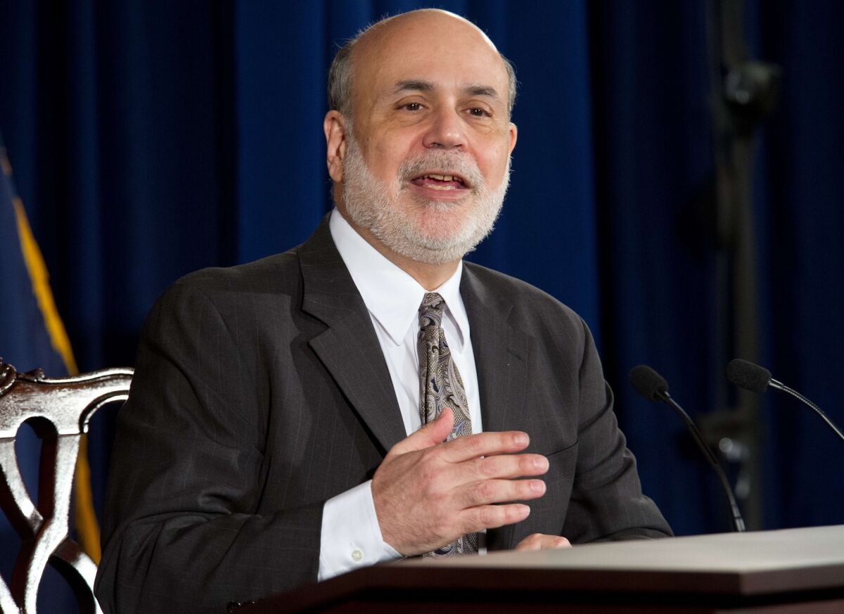 Ben S. Bernanke, former Fed chairman, is "appalled" by Hamilton’s $10 bill demotion.