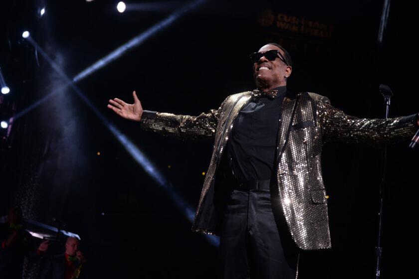 Charlie Wilson performs onstage at Barclays Center of Brooklyn in New York City.