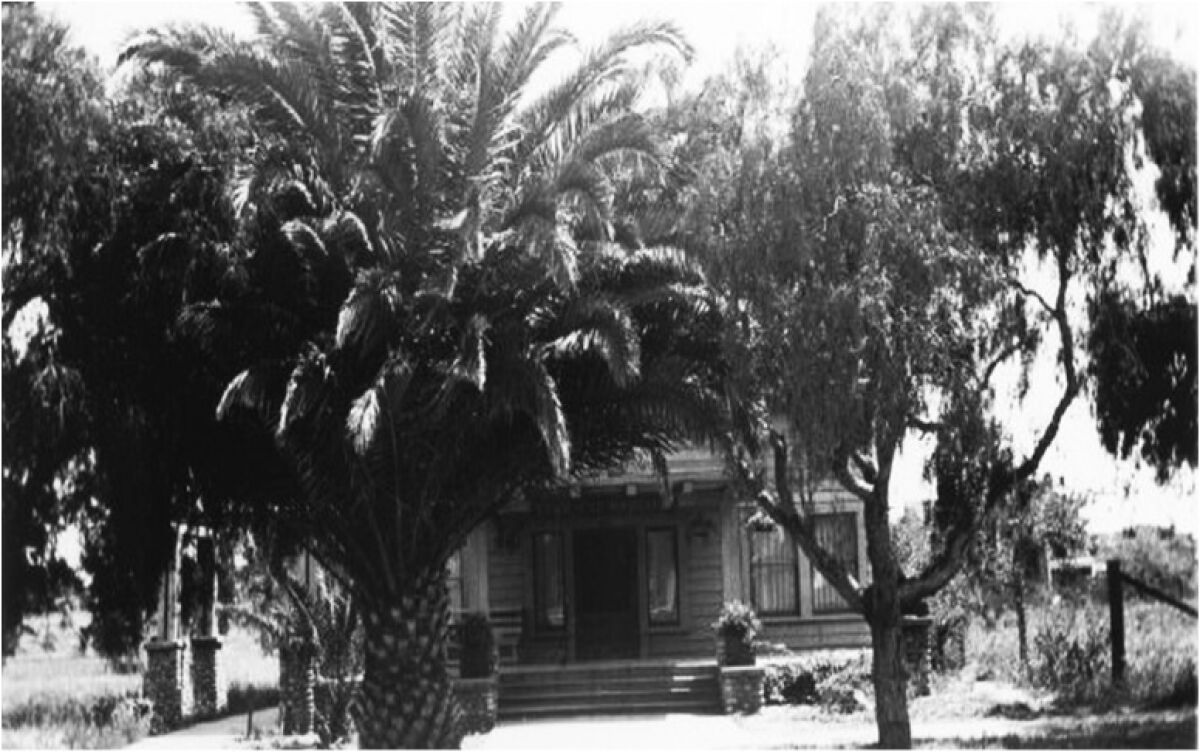 A view of the Pacific Beach woman's clubhouse in the 1930s.