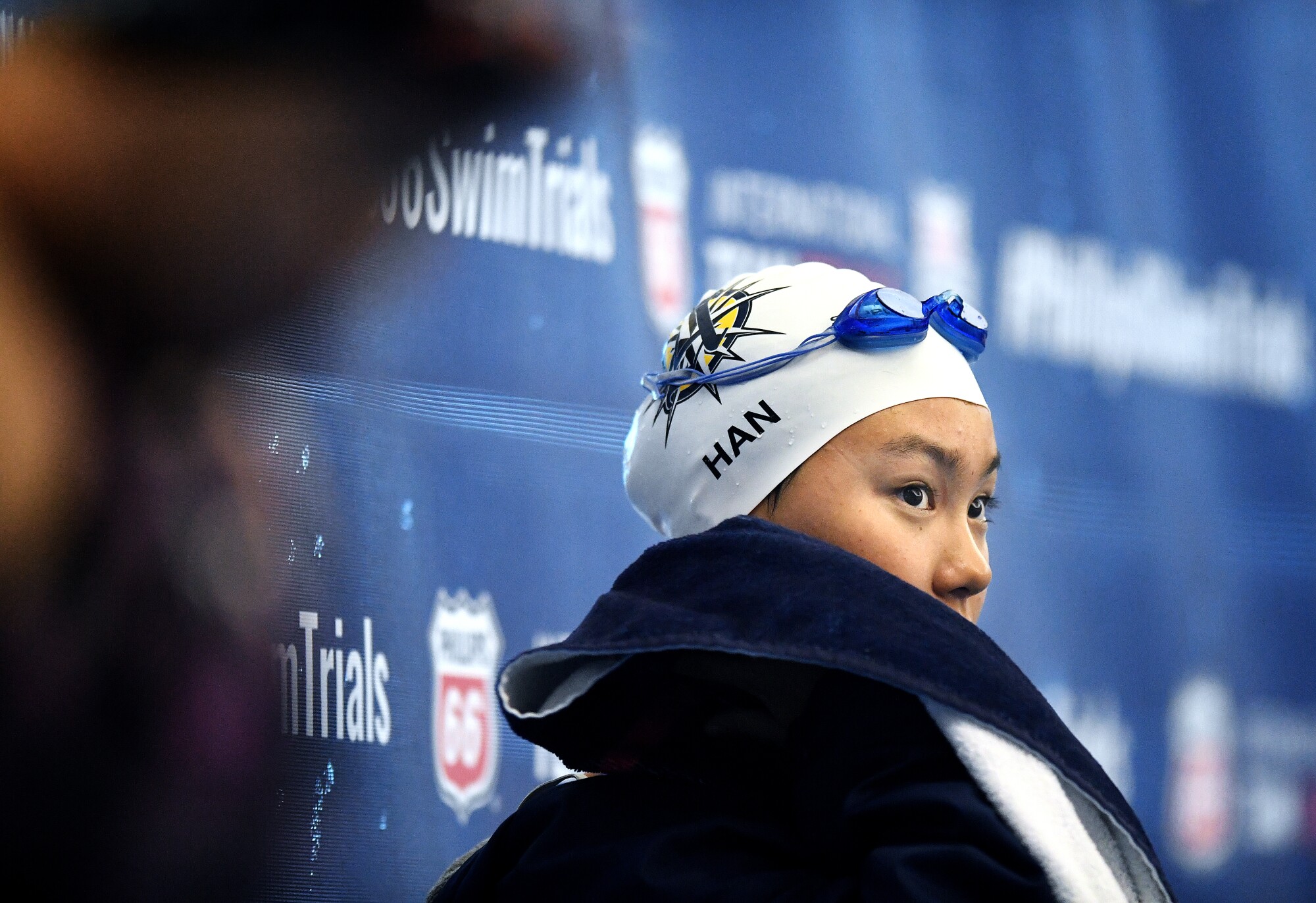 Kayla Han competes in the 2022 Phillips 66 International Team Trials.