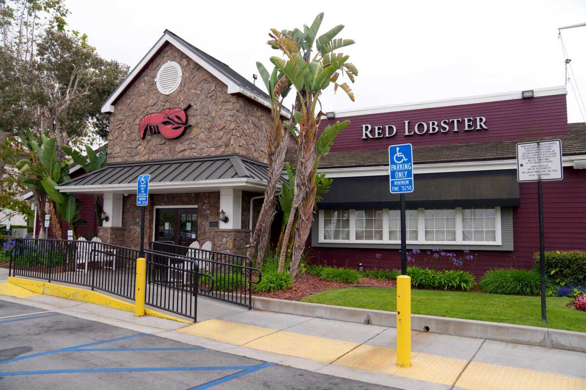 A Red Lobster restaurant in Torrance, California.