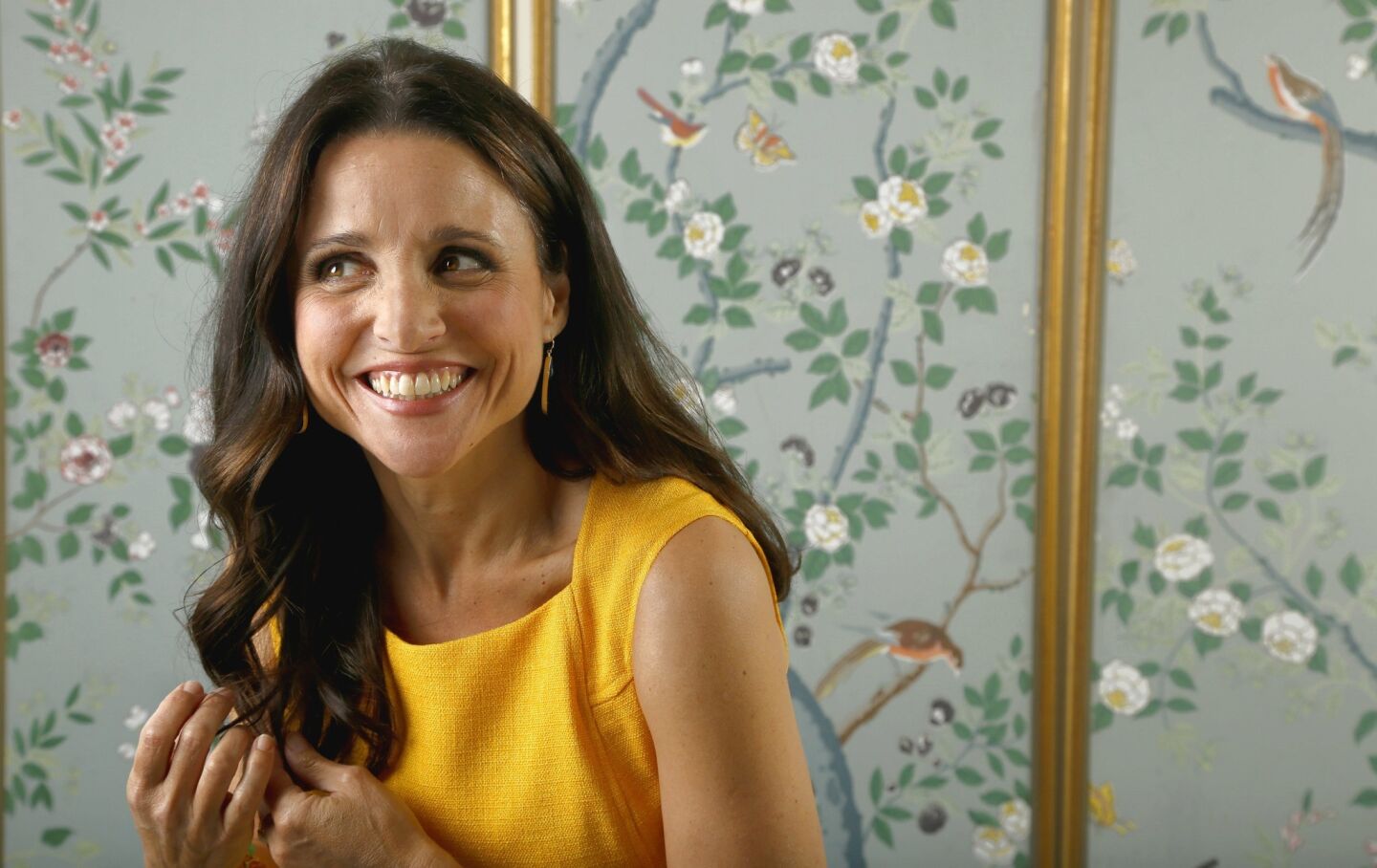 Julia Louis-Dreyfus, the star of HBO's comedy series "Veep," talks about her 2013 Emmy nomination at Shutters Hotel in Santa Monica.