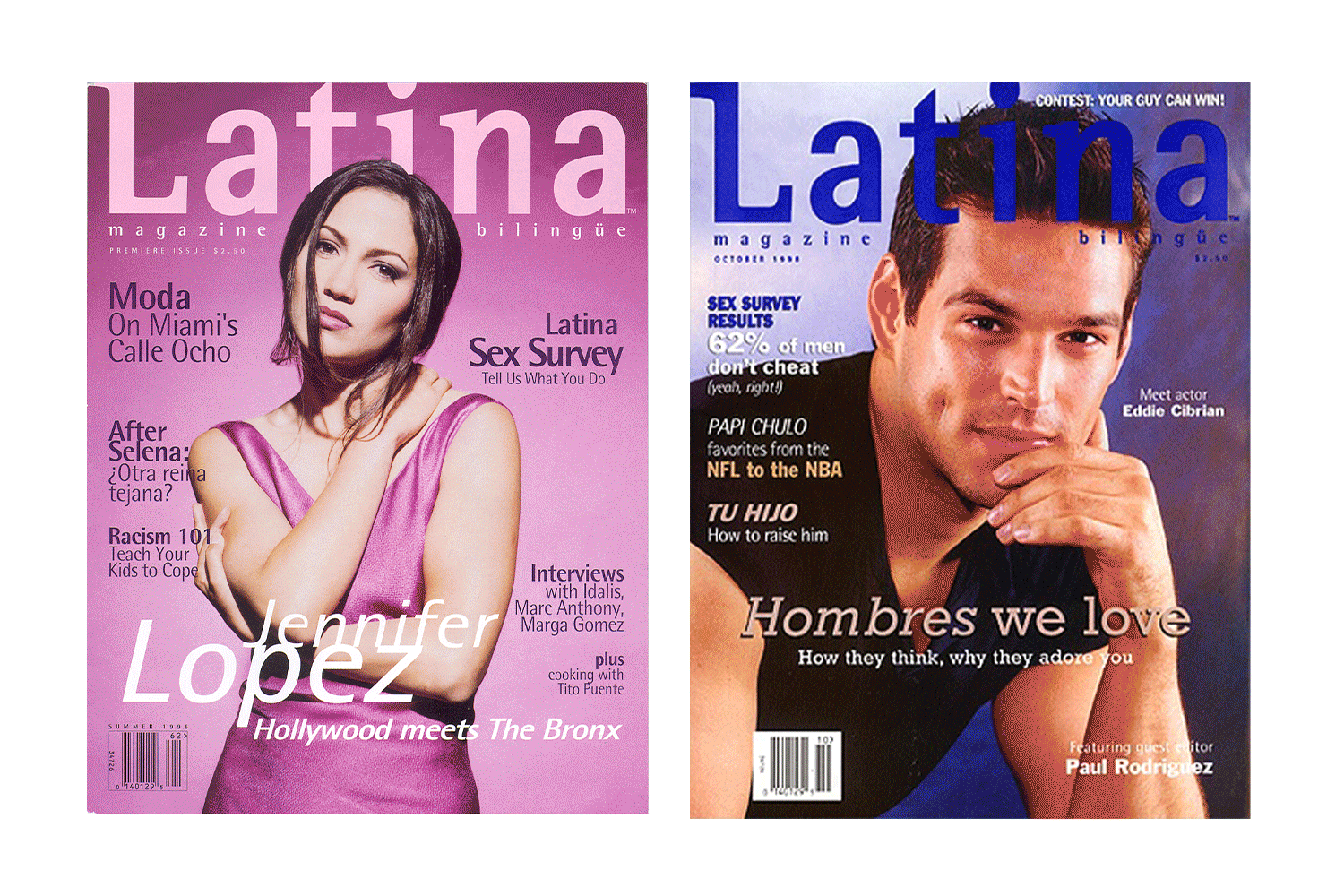Covers of Latina Magazine