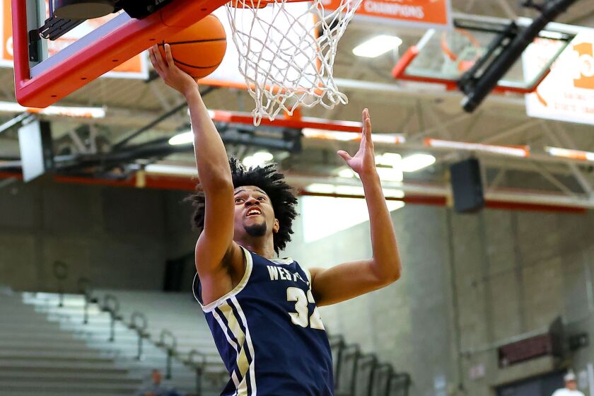 Jazz Gardner of West Ranch finished with 15 points on Saturday in a 78-68 win over Virginia O'Connell at Mater Dei.