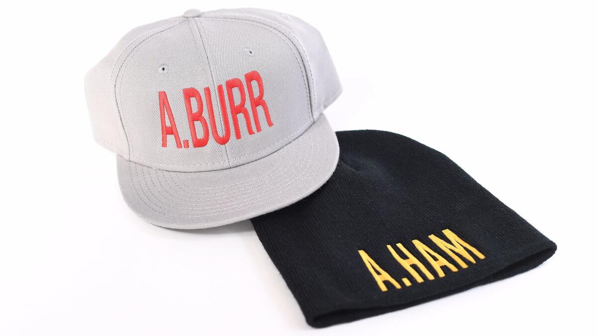 A. Burr and A. Ham hats