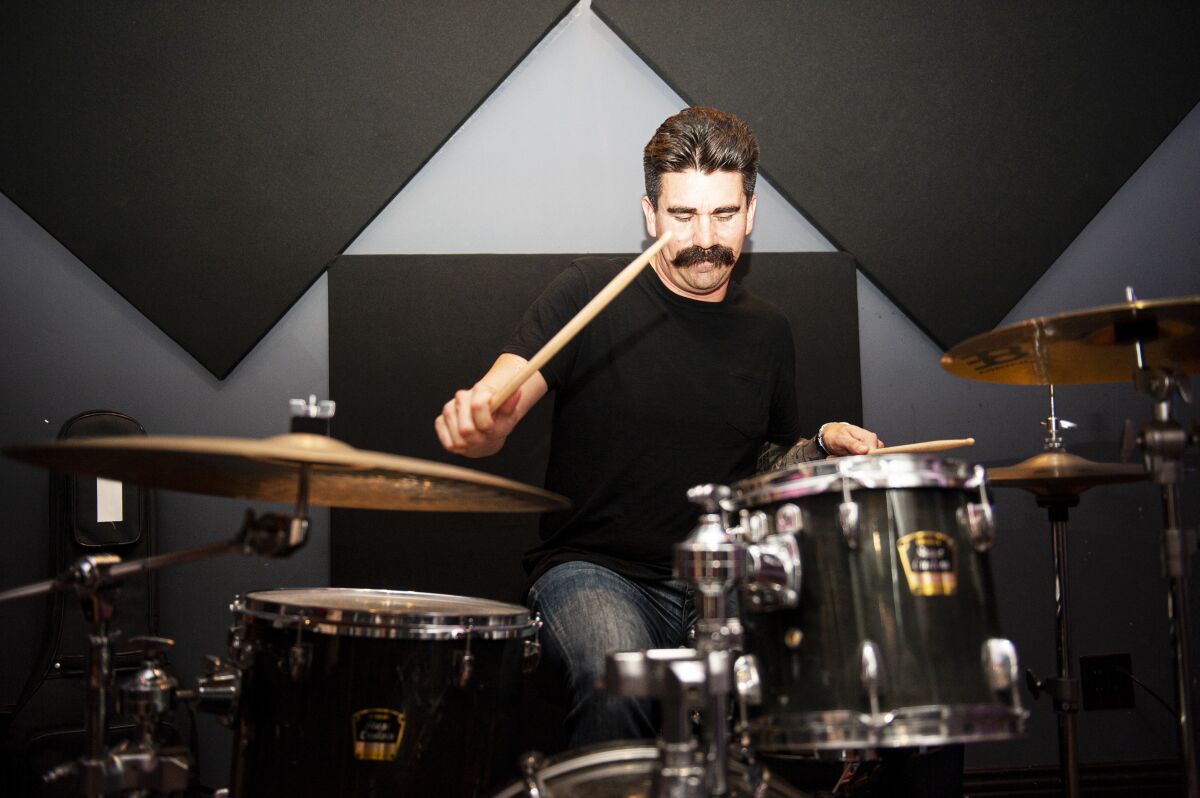 Oceanside-based Mike Martinez, known as the undisputed dad of the group, was always on Moses Constable’s mind to be the drummer.