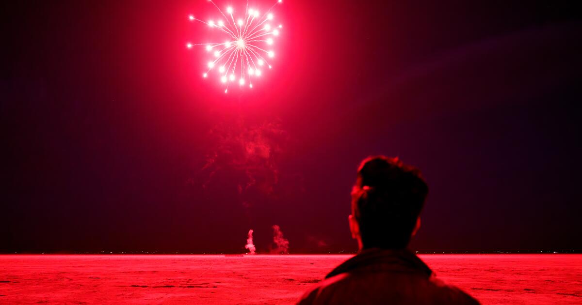 We went to the desert to get a sneak peek of the Macy’s 4th of July Fireworks demonstrate