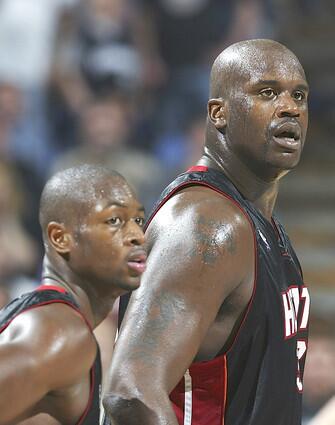 2004-2008: Shaq And Dwyane Wade With The Miami Heat