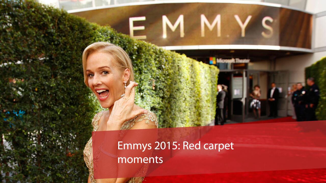 Penelope Ann Miller from ABC's "American Crime" has her fingers crossed.