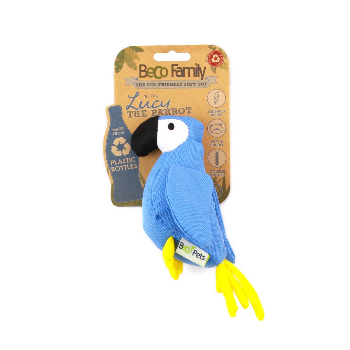 Plush parrot toy (Beco)
