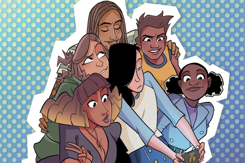 A detail of the cover from "The Avant-Guards" graphic novel.