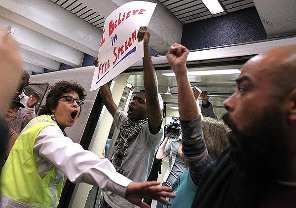 BART protest