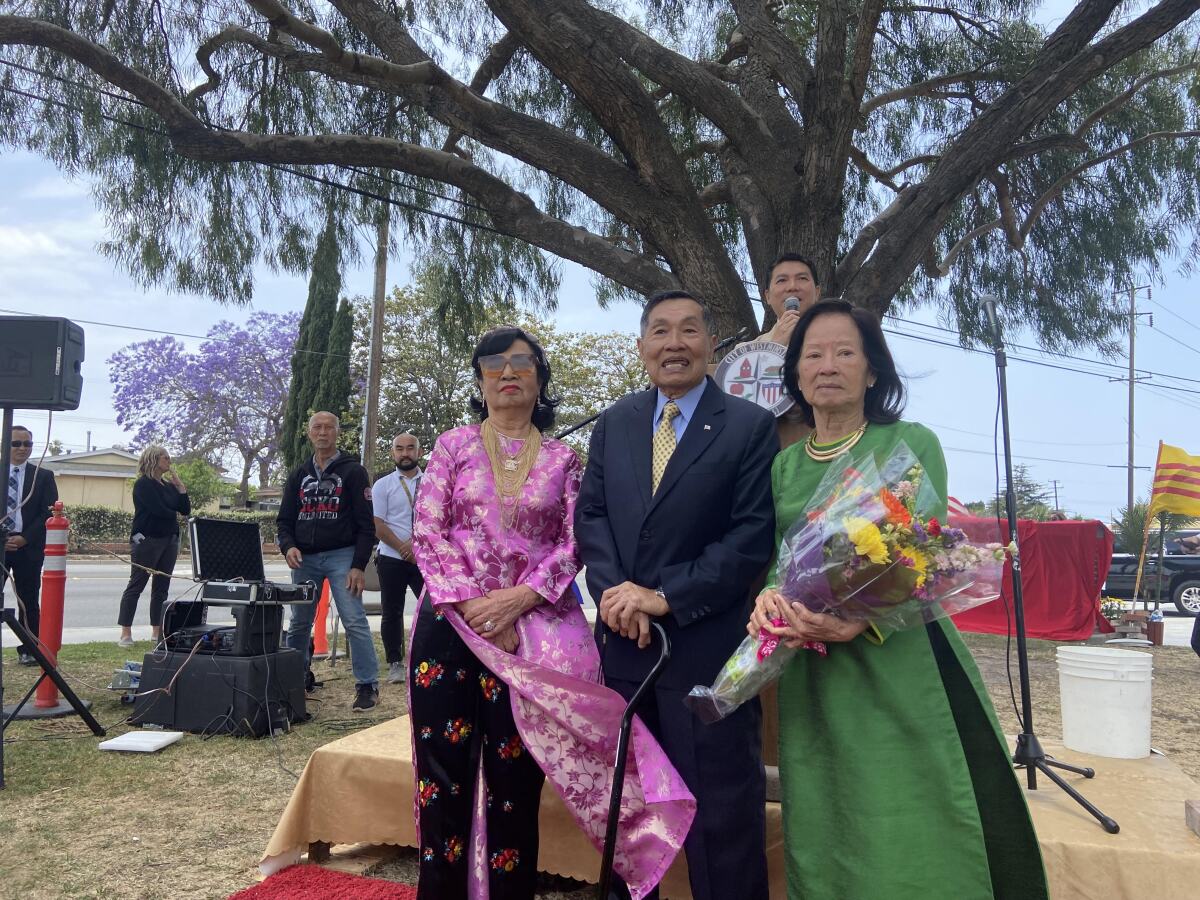 Tony Lam at the park renaming