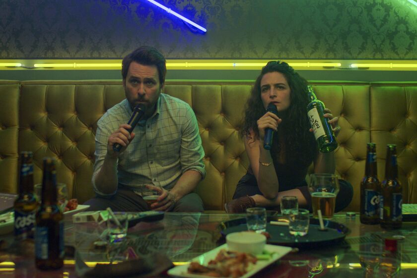 Charlie Day and Jenny Slate star as newly dumped 30-somethings scheming to get their exes back in "I Want You Back."