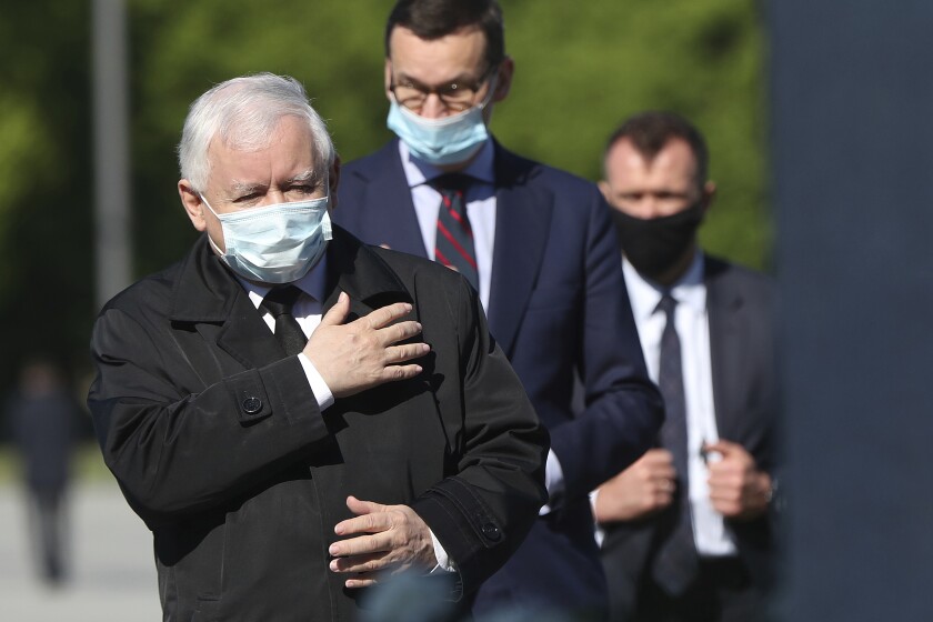 Virus Outbreak Poland Politics