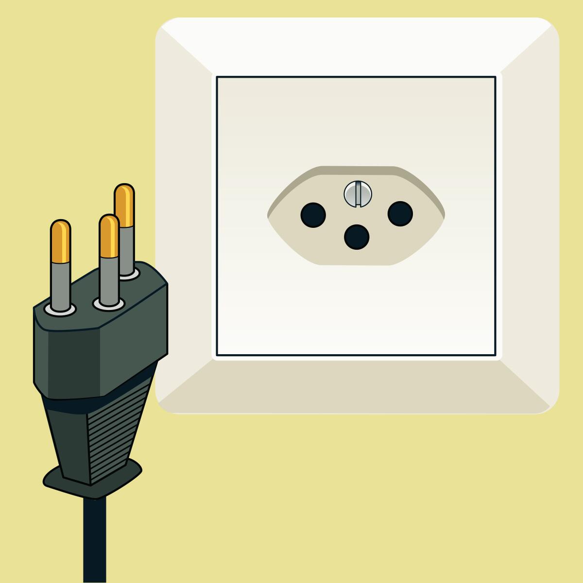 Type J plug and socket