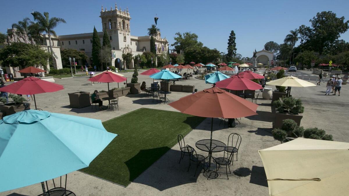 The Plaza de Panama project aims to remove traffic from the historic heart of Balboa Park and increase parking while creating 6.3 acres of parkland, gardens and pedestrian-friendly plazas.