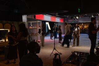 YouTube content creators peruse products and film content.