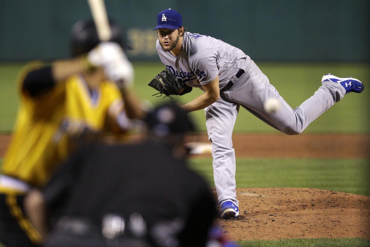 Clayton Kershaw of the Dodgers gives up more than two earned run in a game for only the second time in 16 starts.