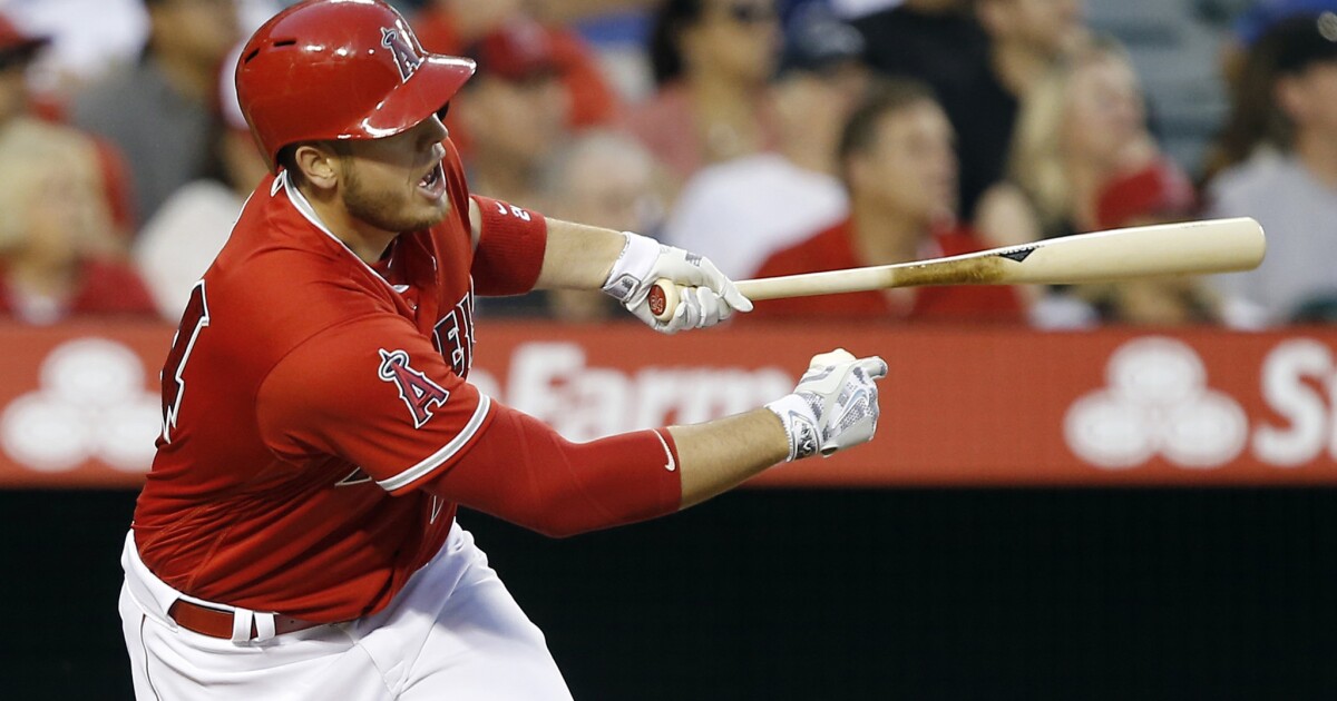 Angels projected roster Los Angeles Times