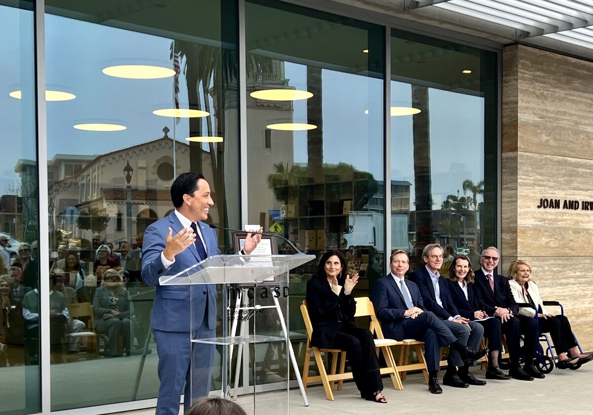 San Diego Mayor Todd Gloria proclaimed April 5 to be The Museum of Contemporary Art Day in San Diego.