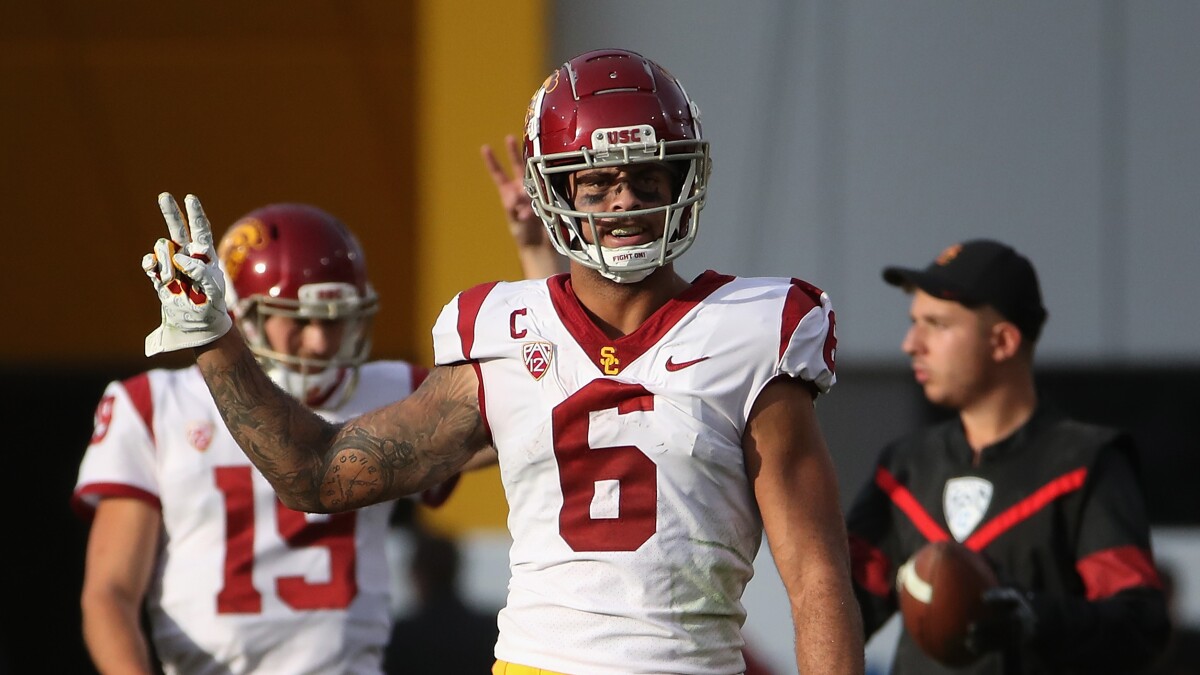 Usc S Michael Pittman Jr Is Selected By Colts In Second Round Los Angeles Times