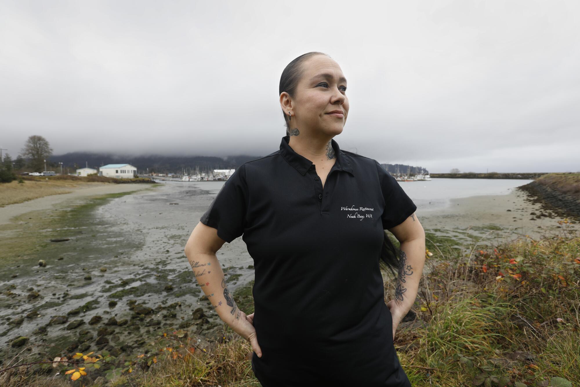 Makah tribal member Monique Villa