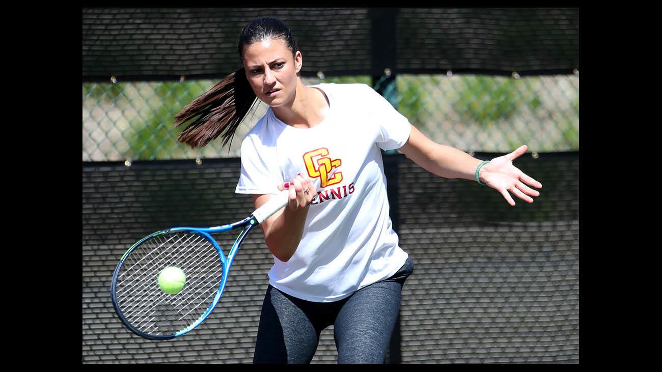 Photo Gallery: GCC Women's tennis vs. Santa Barbara City College