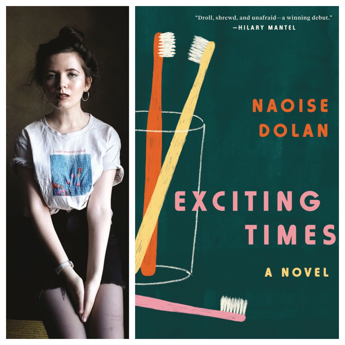 Naoise Dolan and her debut novel, "Exciting Times."