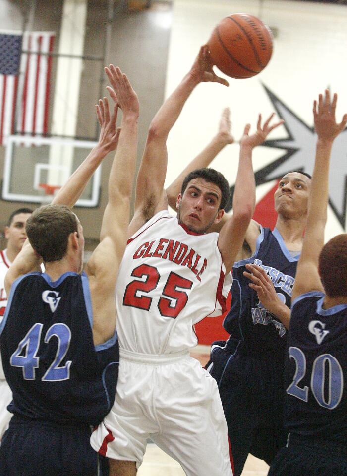 Photo Gallery: Crescenta Valley v. Glendale Pacific League boys basketball