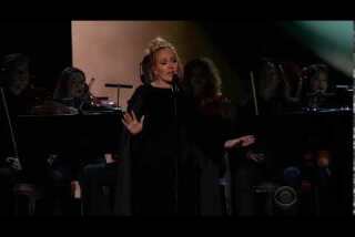 Adele flubs her 'Fastlove' performance at the Grammys
