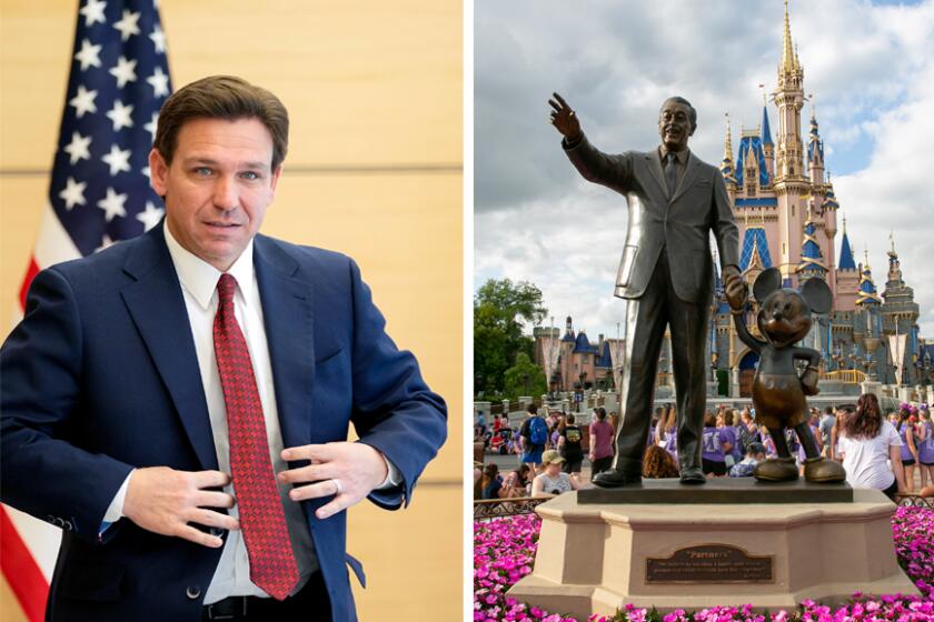 Disney sues Ron DeSantis, citing 'campaign of government retaliation'