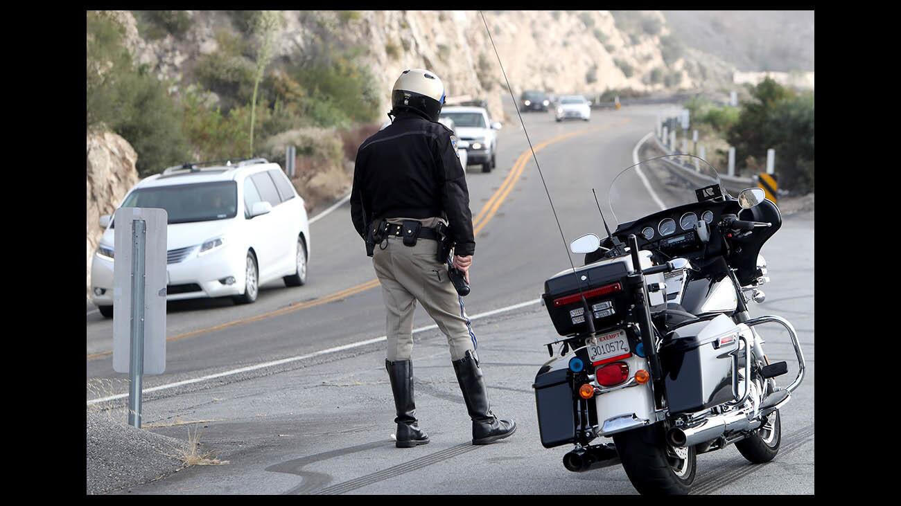 Photo Gallery: CHP speed enforcement detail gives citations to speeding motorists on ACH